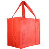 Red Logo Shopping Tote Bags